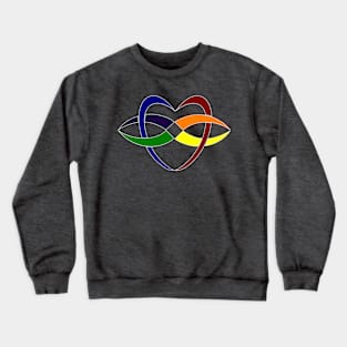 Rainbow Polyheart Crewneck Sweatshirt